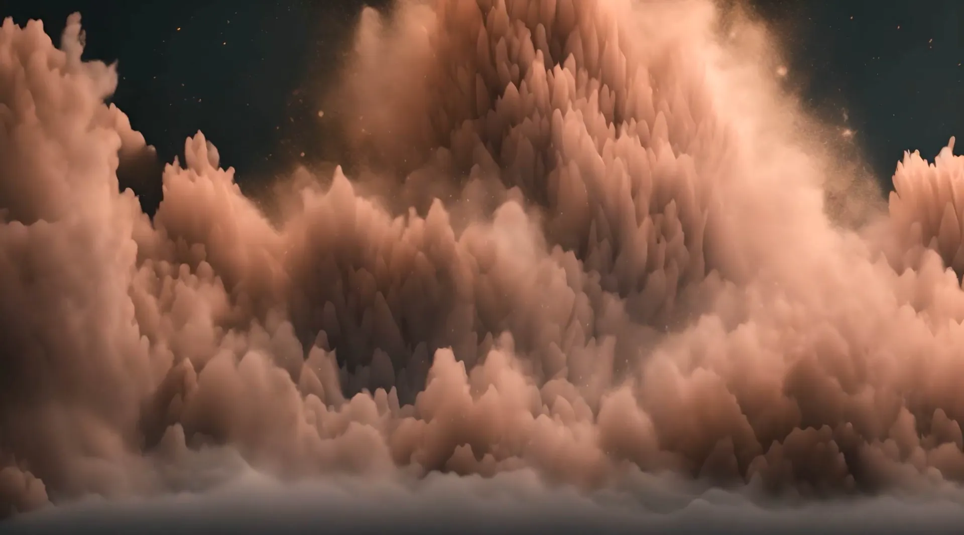 Explosive Cosmic Cloud Burst Particle Explosion Video Effect